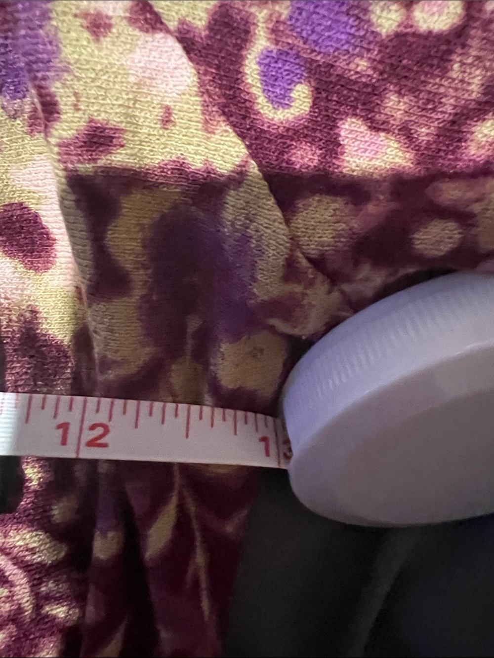 Free People Ruched Long Sleeve Floral Scoop Top in Plum - Picture 12 of 16